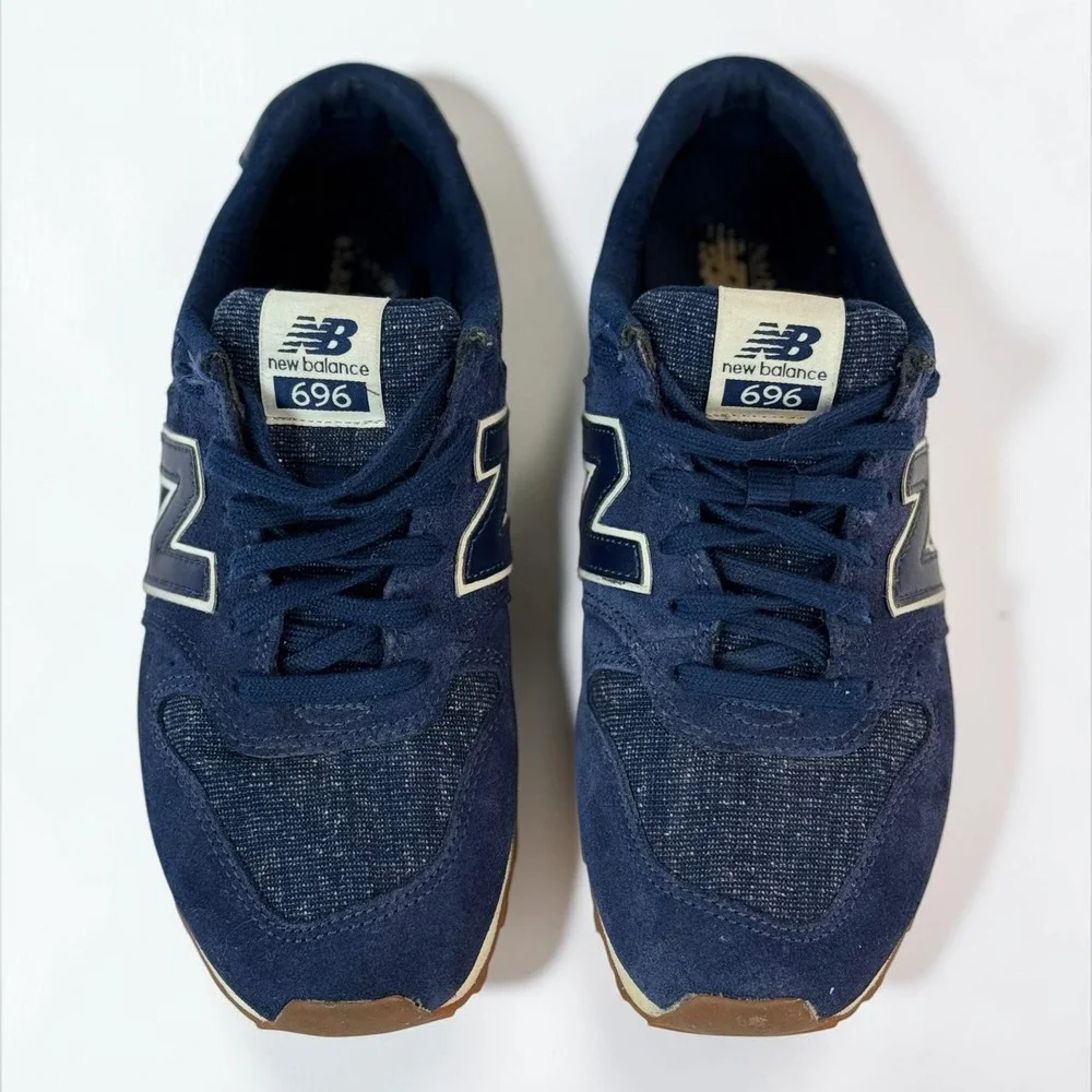New Balance 996 Women's Navy Suede Running Sneakers Size 6.5 WR996TC Retro